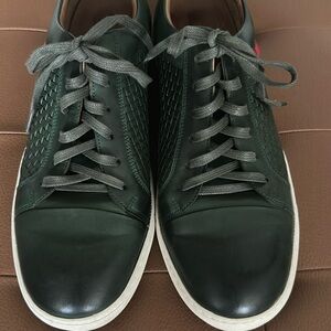 Marc Joseph New York Men's Leather Made in Brazil Luxury Lace-up Weave Detail